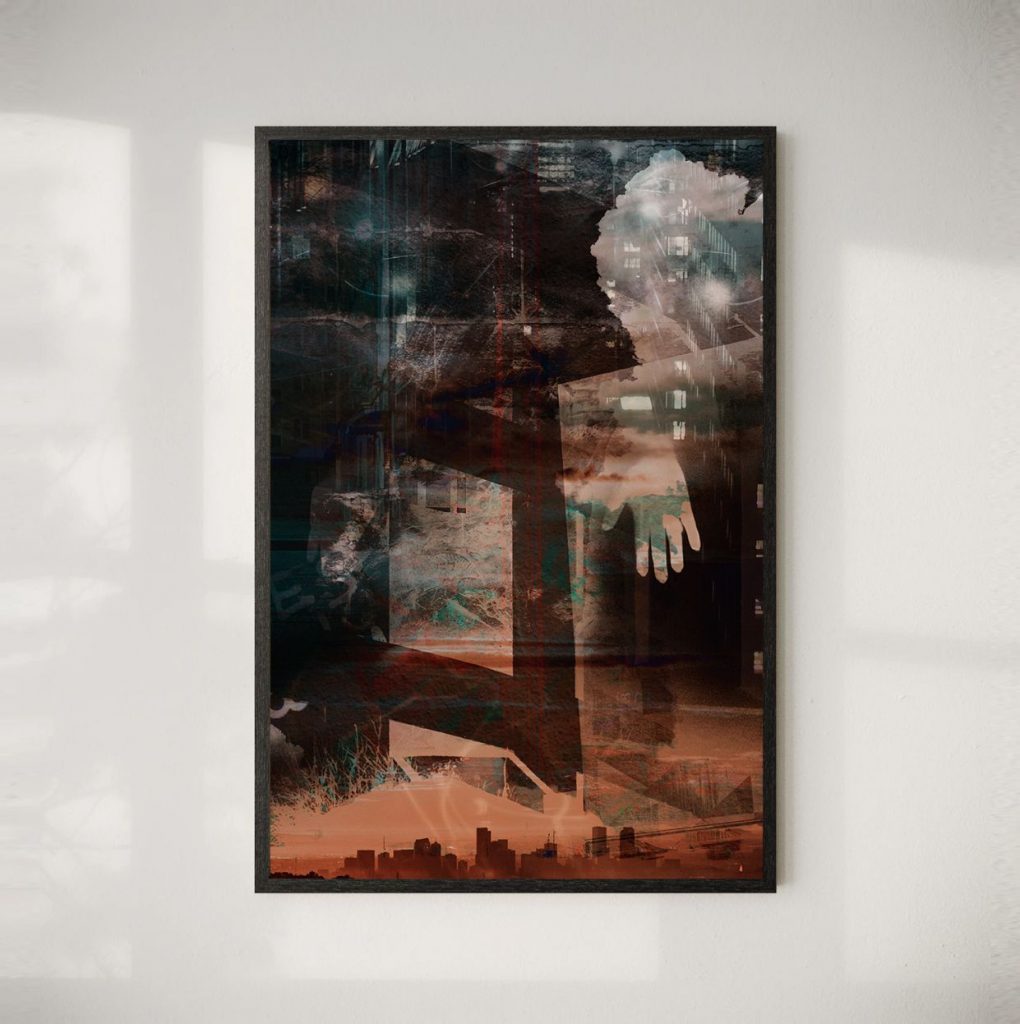 Cultivate — Roots series abstract painting by Michael Ferencik (2023)
