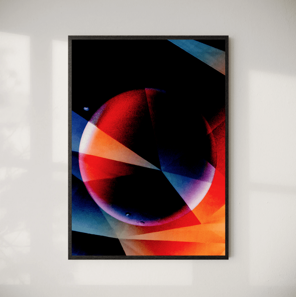 Shift — Motion series abstract painting by Michael Ferencik (2023)