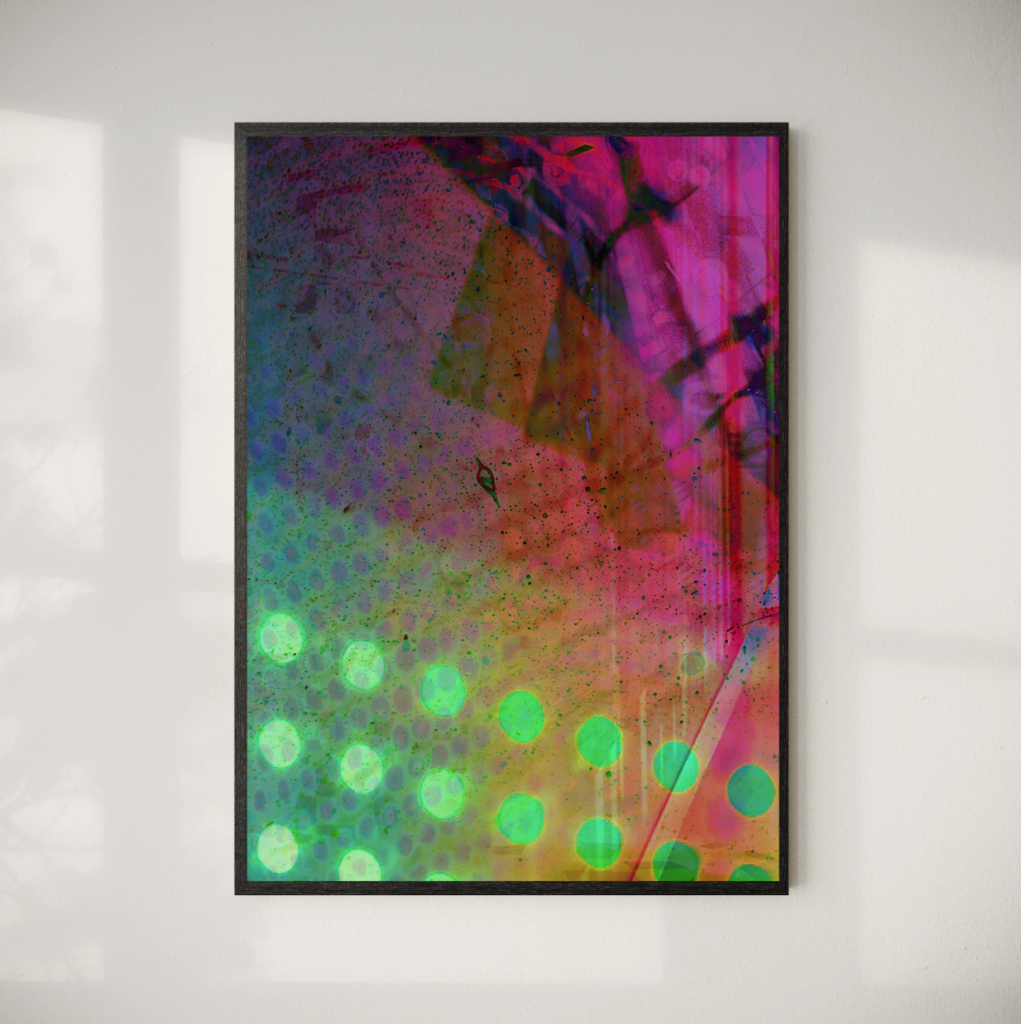Synergy — Motion series abstract painting by Michael Ferencik (2023)